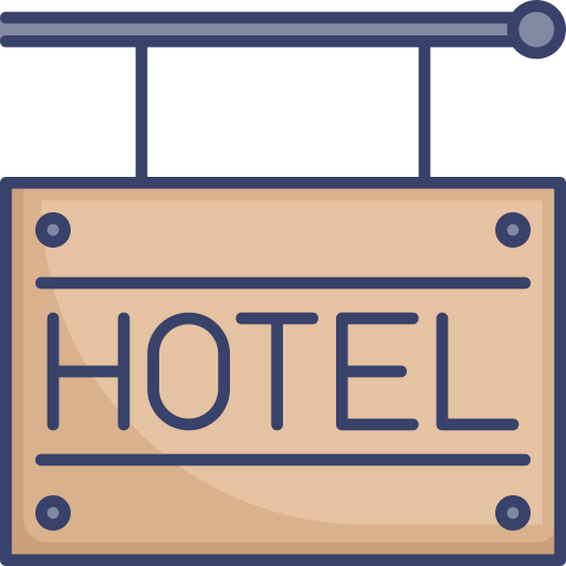 signo de hotel icono gratis