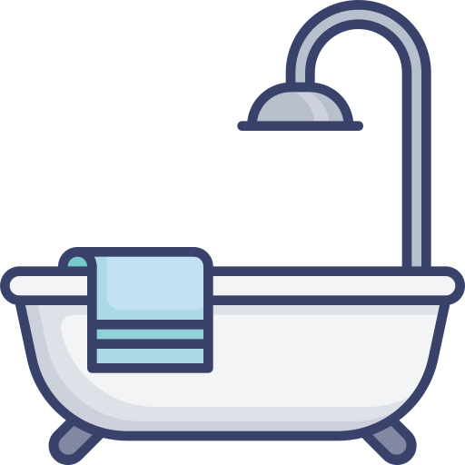 baignoire Icône gratuit baignoire Icône gratuit