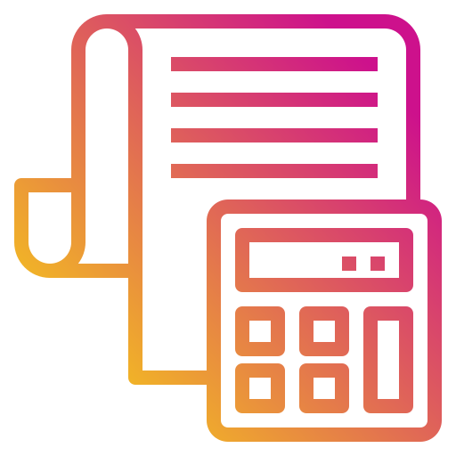 Calculator Payungkead Gradient icon