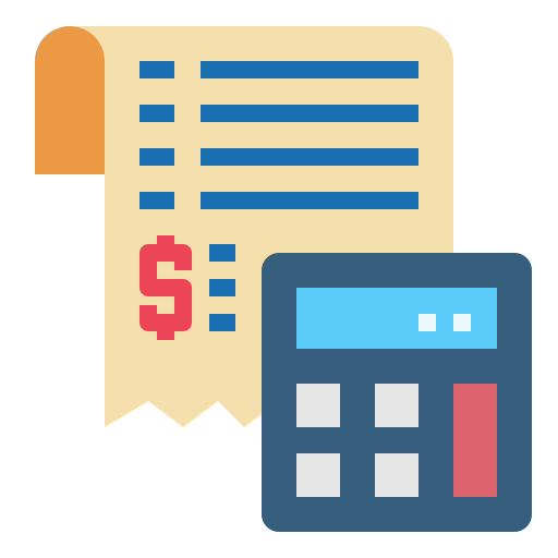 Calculator Payungkead Flat icon