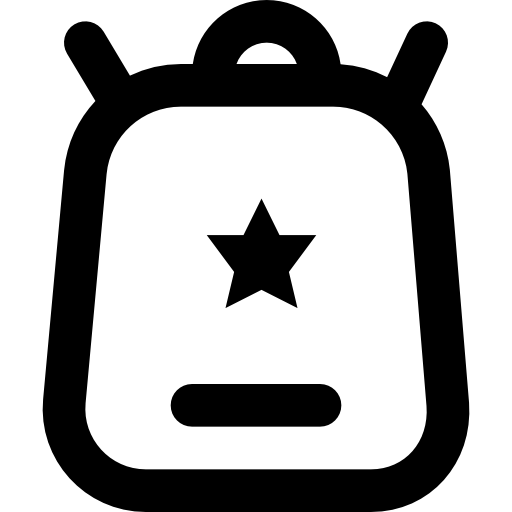 mochila icono gratis