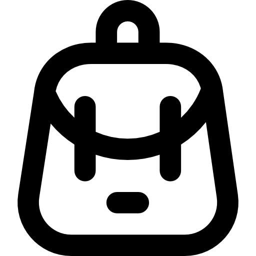 mochila icono gratis