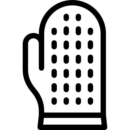 guante de aseo icono gratis