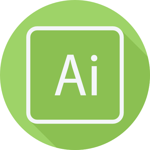 Ai Cursor Creative Flat Circular Icon