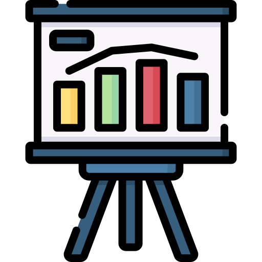 Statistics Special Lineal color icon