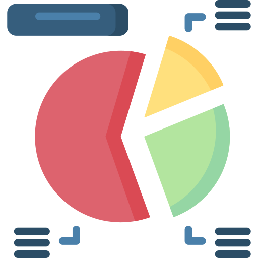 gráfico circular icono gratis