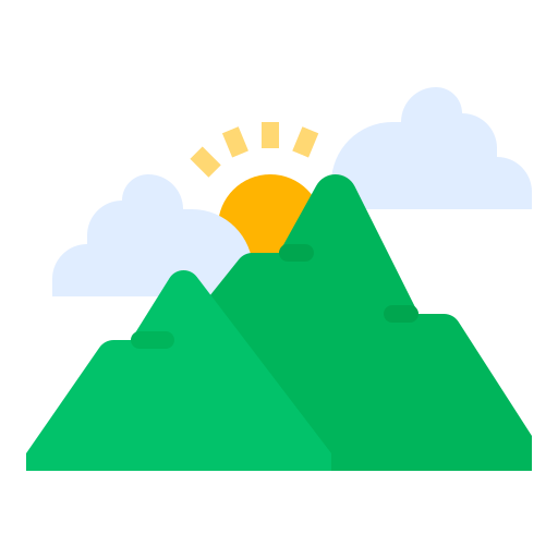 Mountains Ultimatearm Flat icon