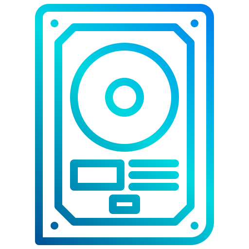 Harddisk xnimrodx Lineal Gradient icon