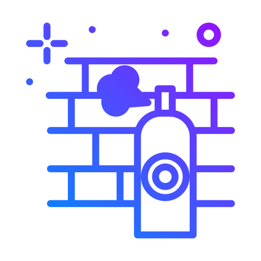 Spray free icon