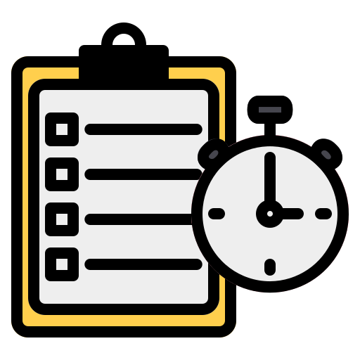 gestión del tiempo icono gratis