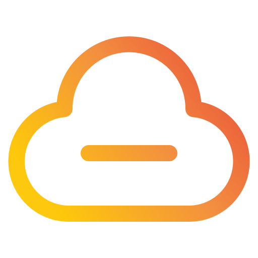 Cloud Generic Gradient icon