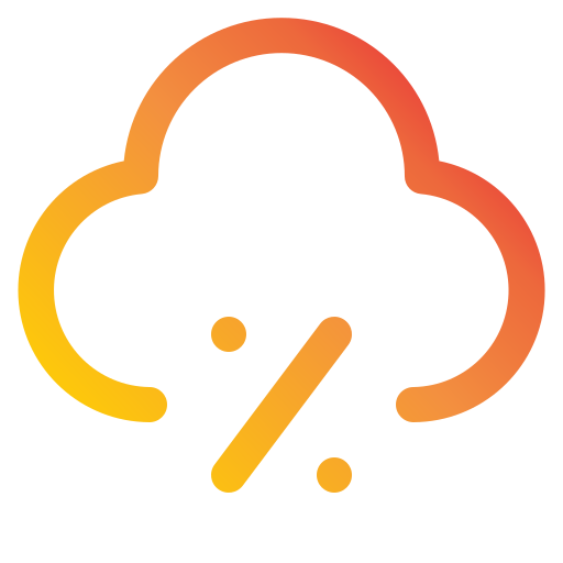 Cloud Generic Gradient icon