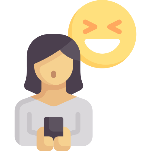 la risa icono gratis