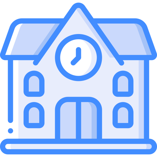 School Basic Miscellany Blue icon