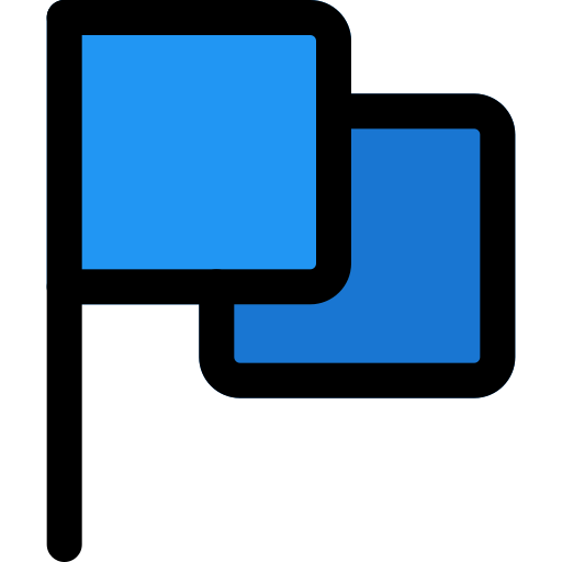 Waving flag free icon