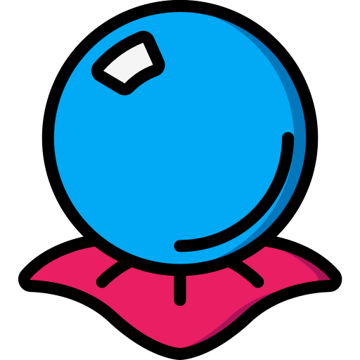 Crystal ball free icon Crystal ball free icon