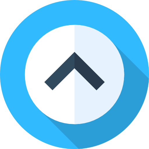 Up arrow Flat Circular Flat icon