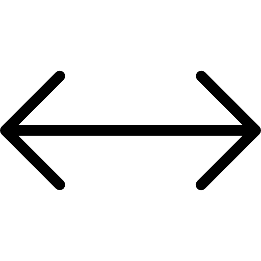 Double arrow Cursor creative Lineal icon