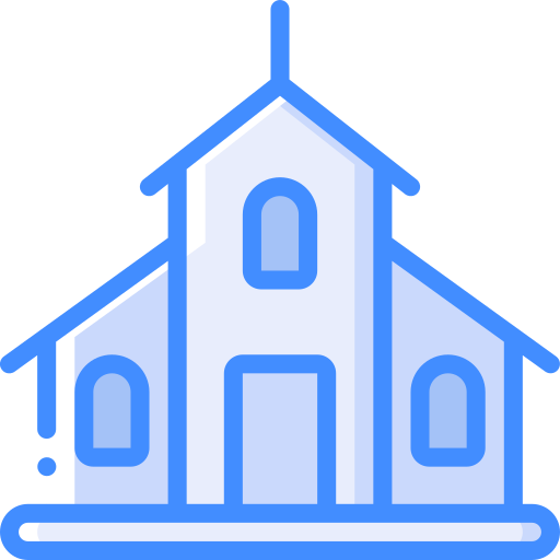 Church Basic Miscellany Blue icon