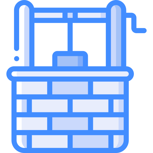 Water well Basic Miscellany Blue icon