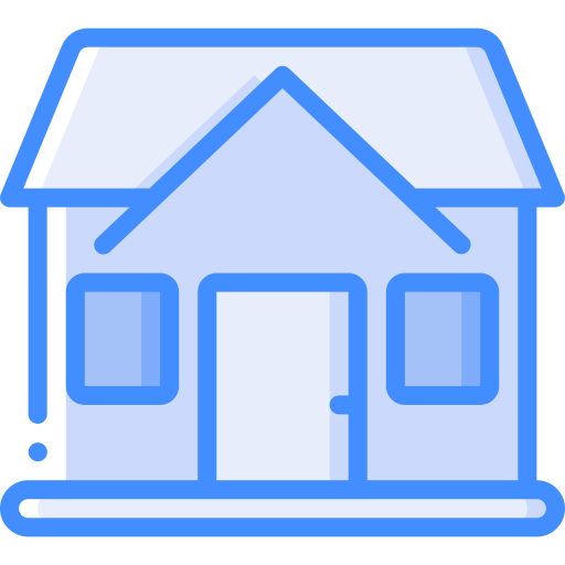 House Basic Miscellany Blue icon