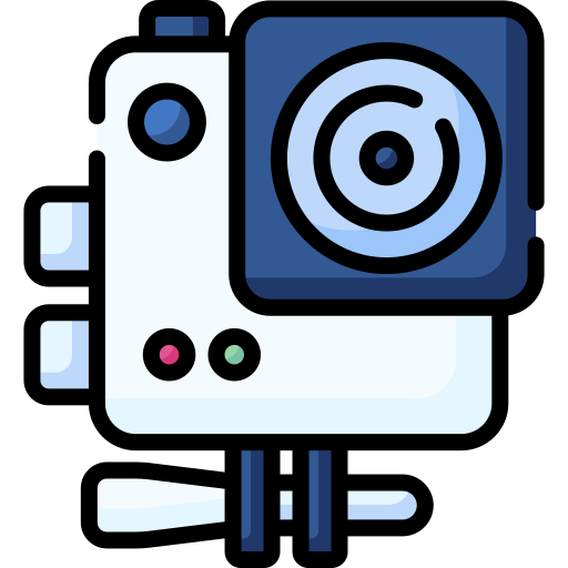 Action camera Special Lineal color icon