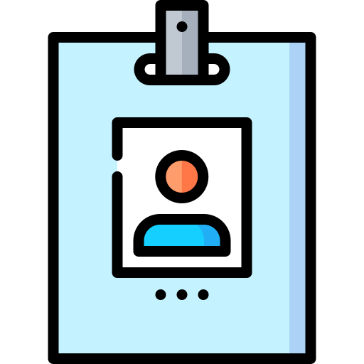 신분증 무료 아이콘