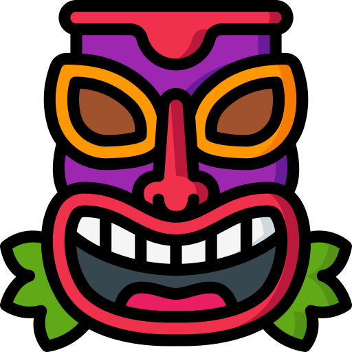 máscara tiki icono gratis