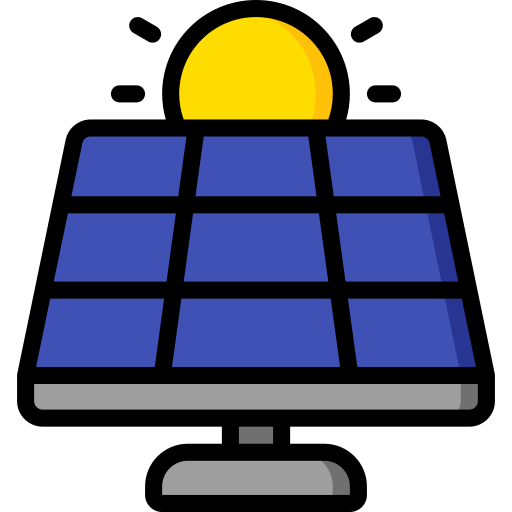 panel solar icono gratis