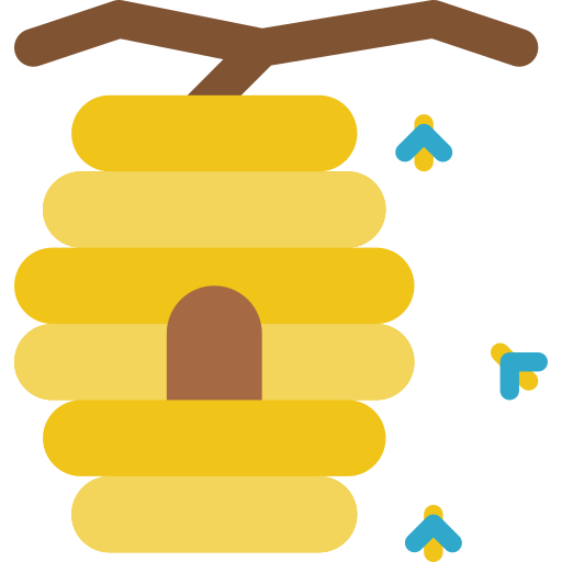 Bee hive - free icon