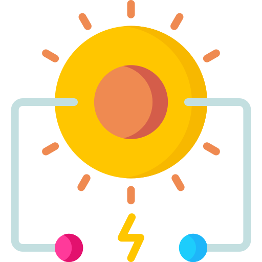 energia solar grátis ícone