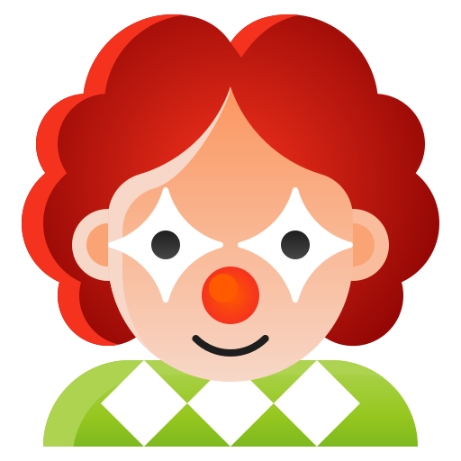 payaso icono gratis