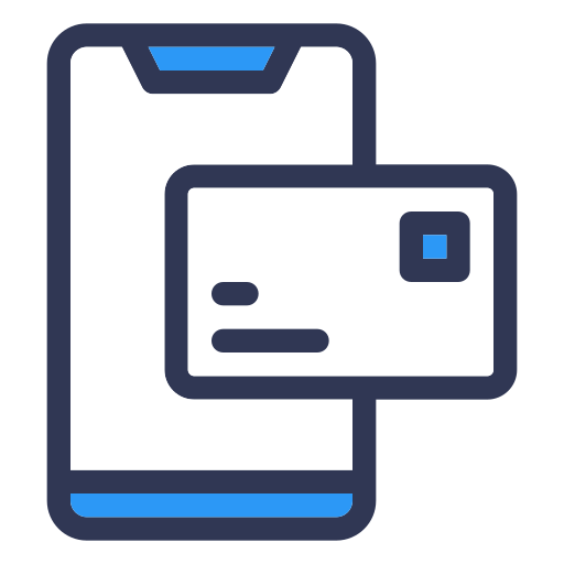 Credit card Generic Blue icon