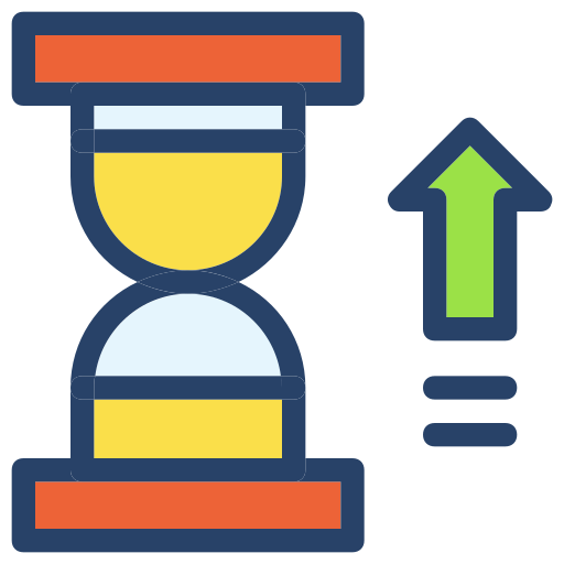 reloj de arena icono gratis