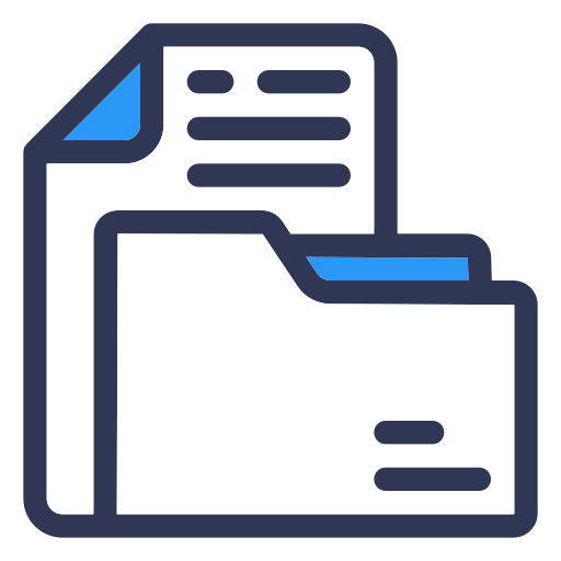 Document Generic Blue icon