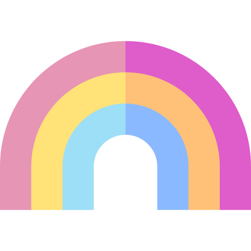 arco iris icono gratis