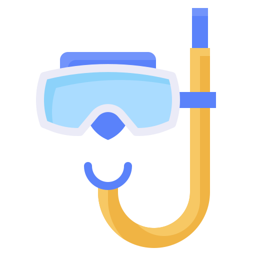 hacer snorkel icono gratis