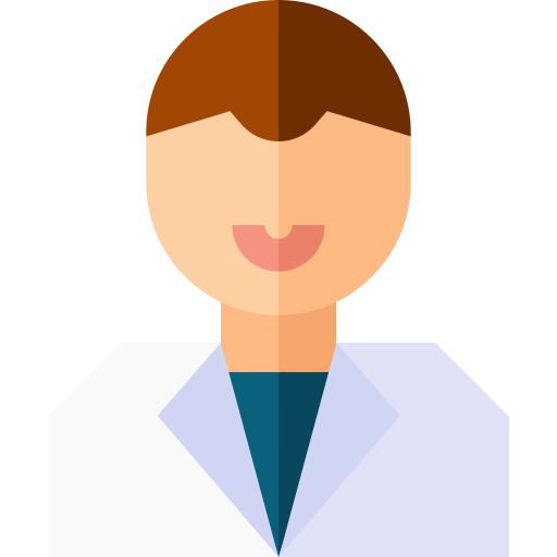 Scientist Basic Straight Flat Icon