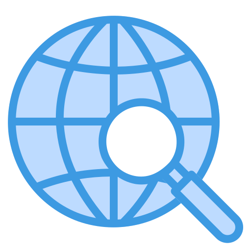 Global search Generic Blue icon