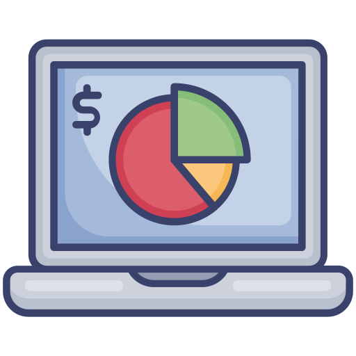 gráfico circular icono gratis