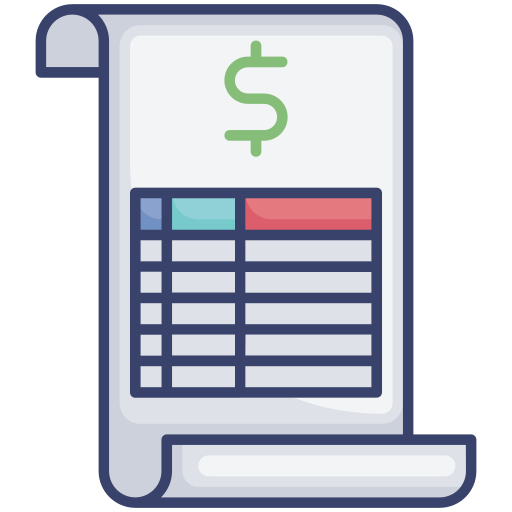 reporte de negocios icono gratis