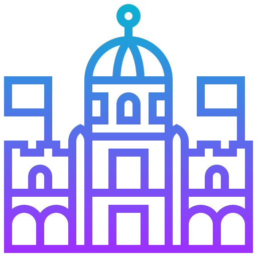 Christ church Meticulous Gradient icon