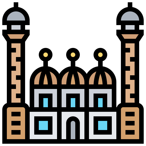 mezquita de bibi heybat icono gratis