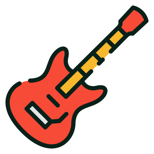 guitarra eléctrica icono gratis