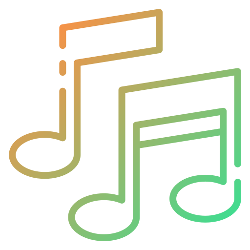 Musical notes - free icon