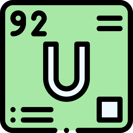 Uranium free icon