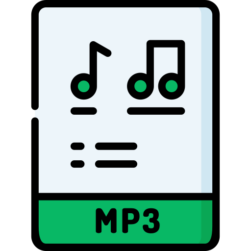 Mp3 file Special Lineal color icon