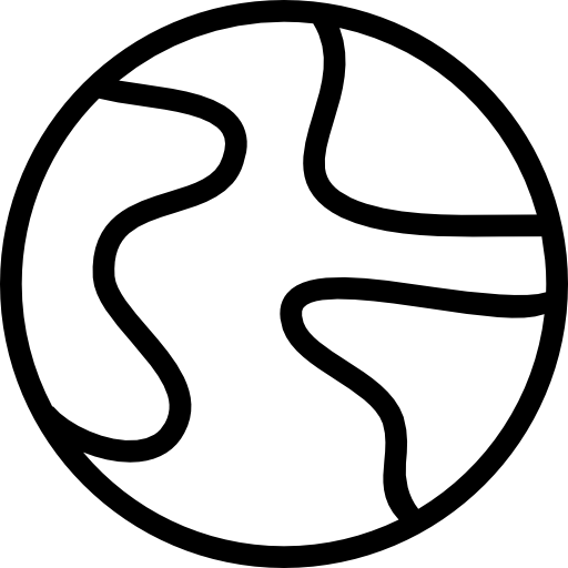 earth outline png