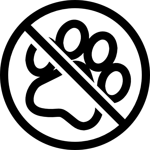 Geen huisdieren toegestaan ​​symbool | Gratis Iconen