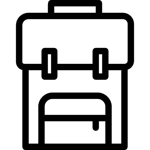 Backpack Cursor creative Lineal icon